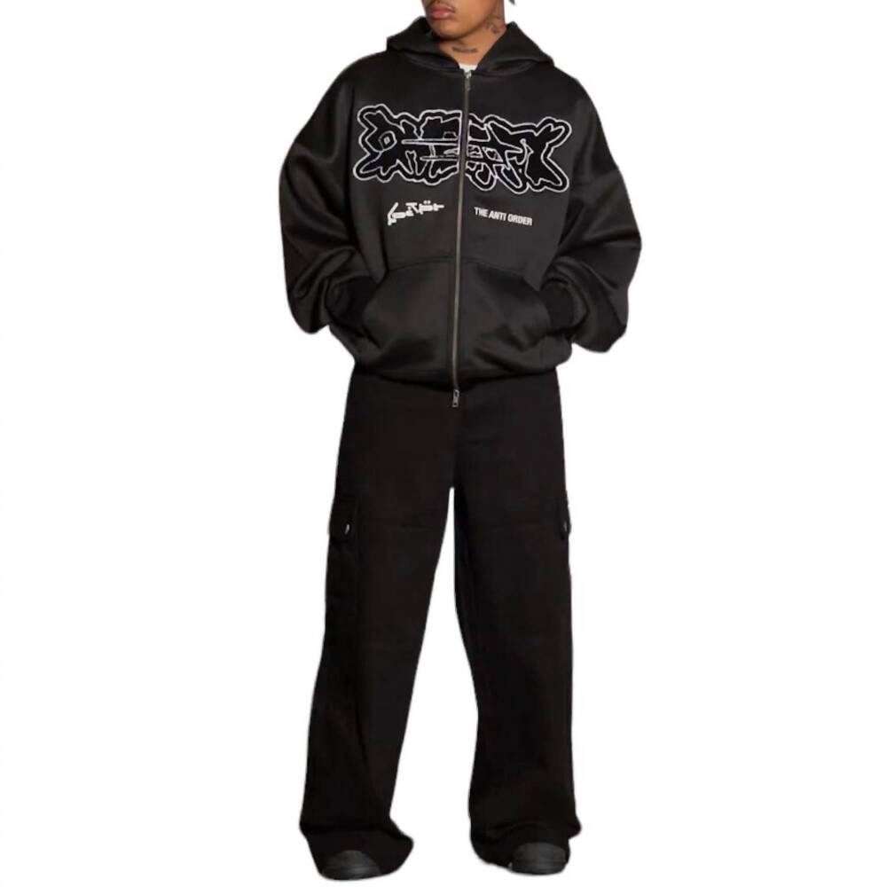 NEW LOITER anti flow cargo pants in black
